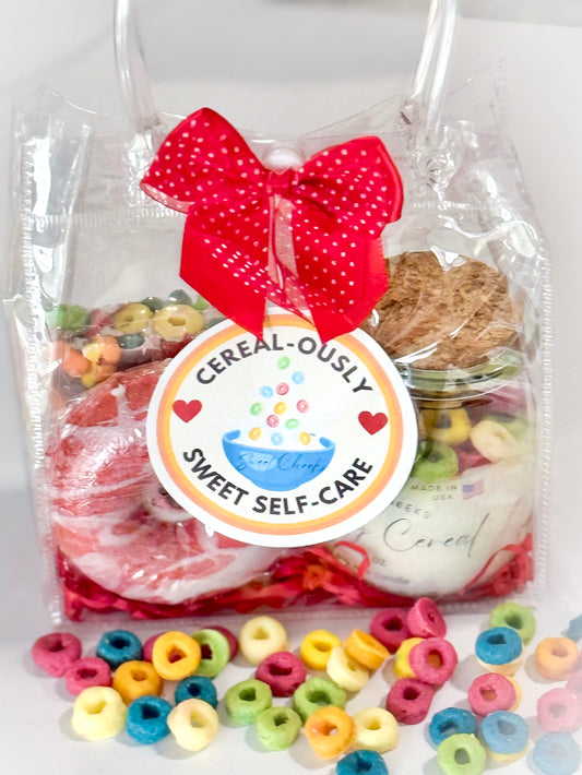 Cereal-Ously Sweet Self-Care Fruity Cereal Gift Set