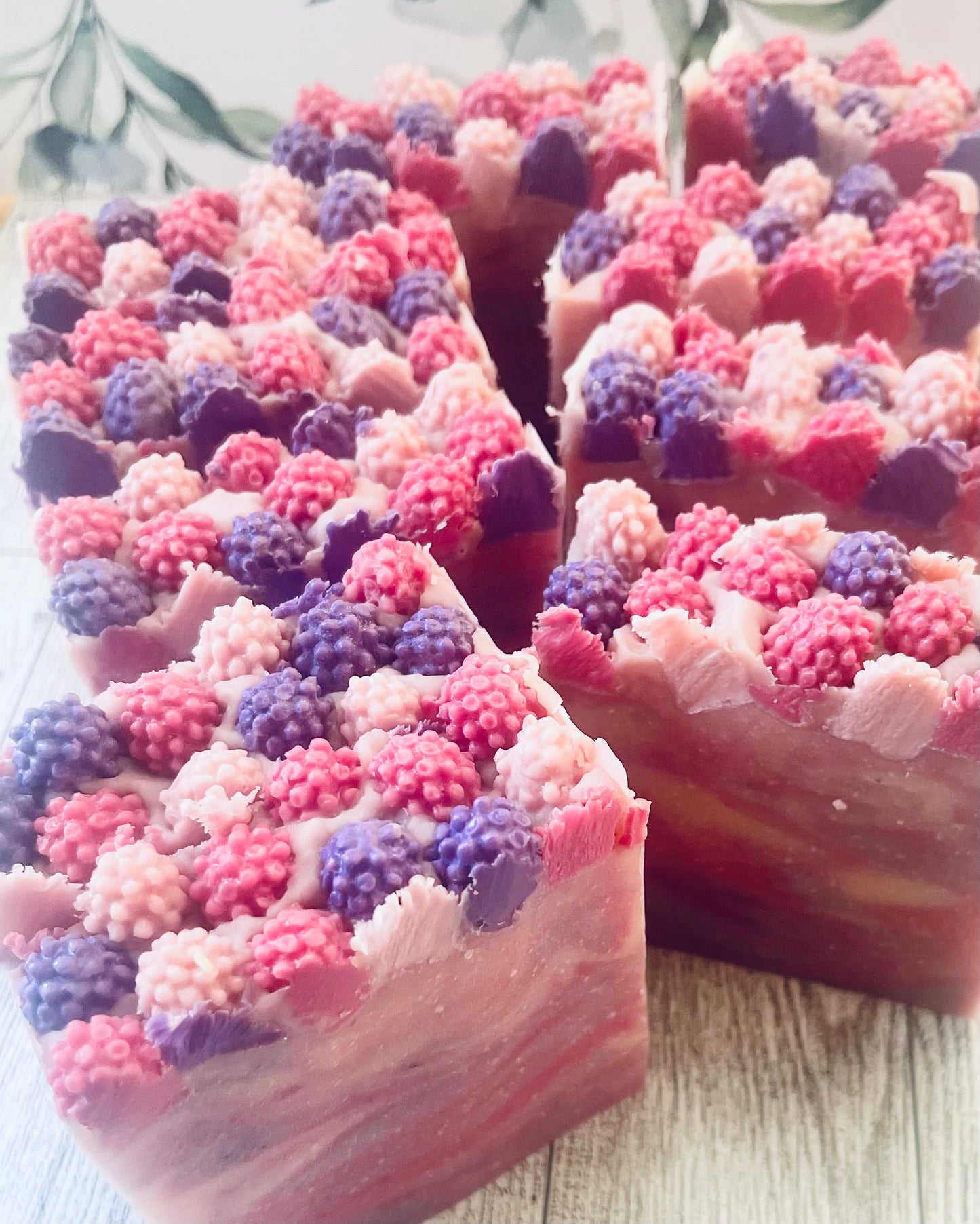 Raspberry + Vanilla Vegan Soap Bar