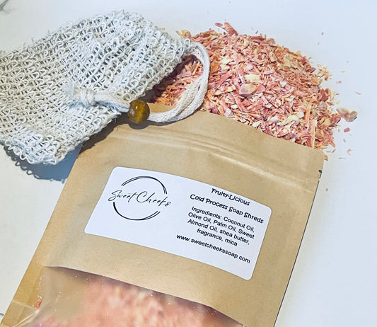 Fruity-Licious Soap Shreds with Soap Saver Bag
