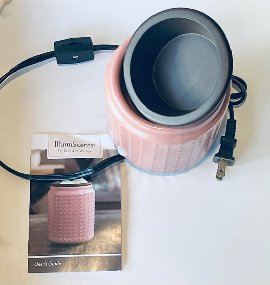 Pink Hobnail Wax Burner