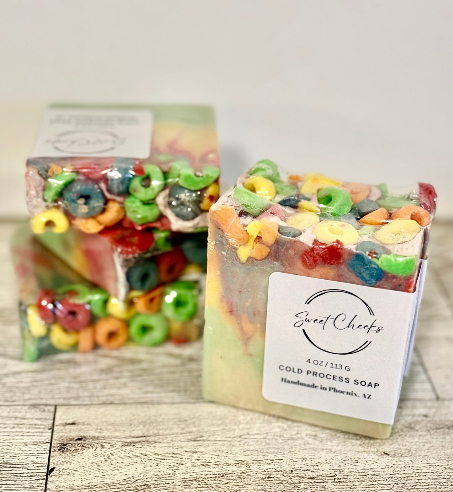 Fruity (Fruit Loops) Cereal Vegan Soap Bar
