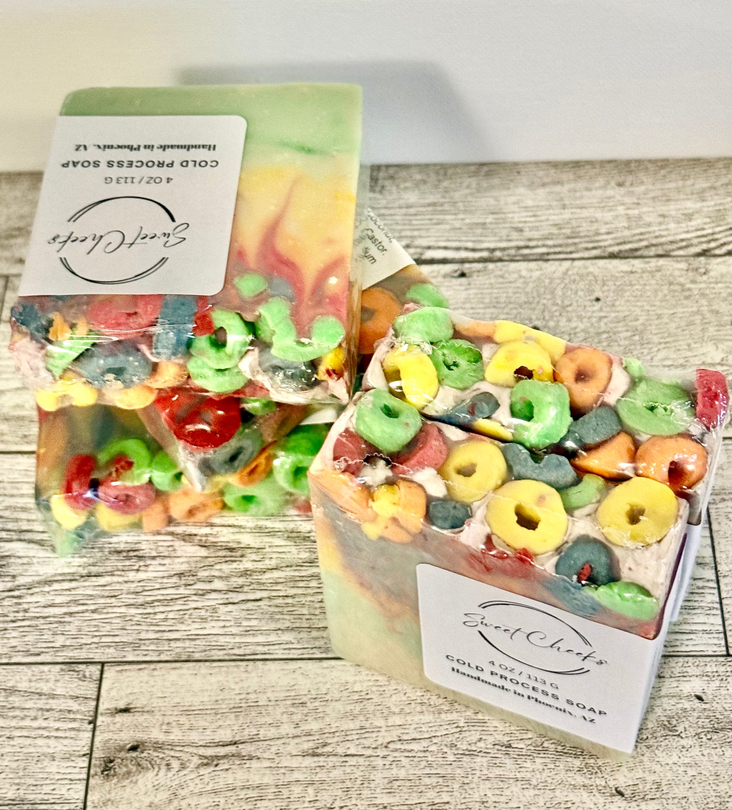 Fruity (Fruit Loops) Cereal Vegan Soap Bar