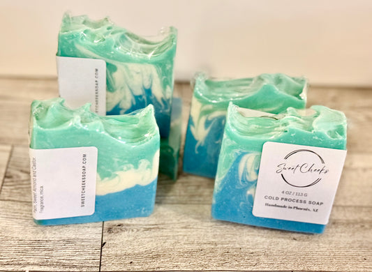 Ocean Waves Cool Water Unisex Vegan Soap Bar