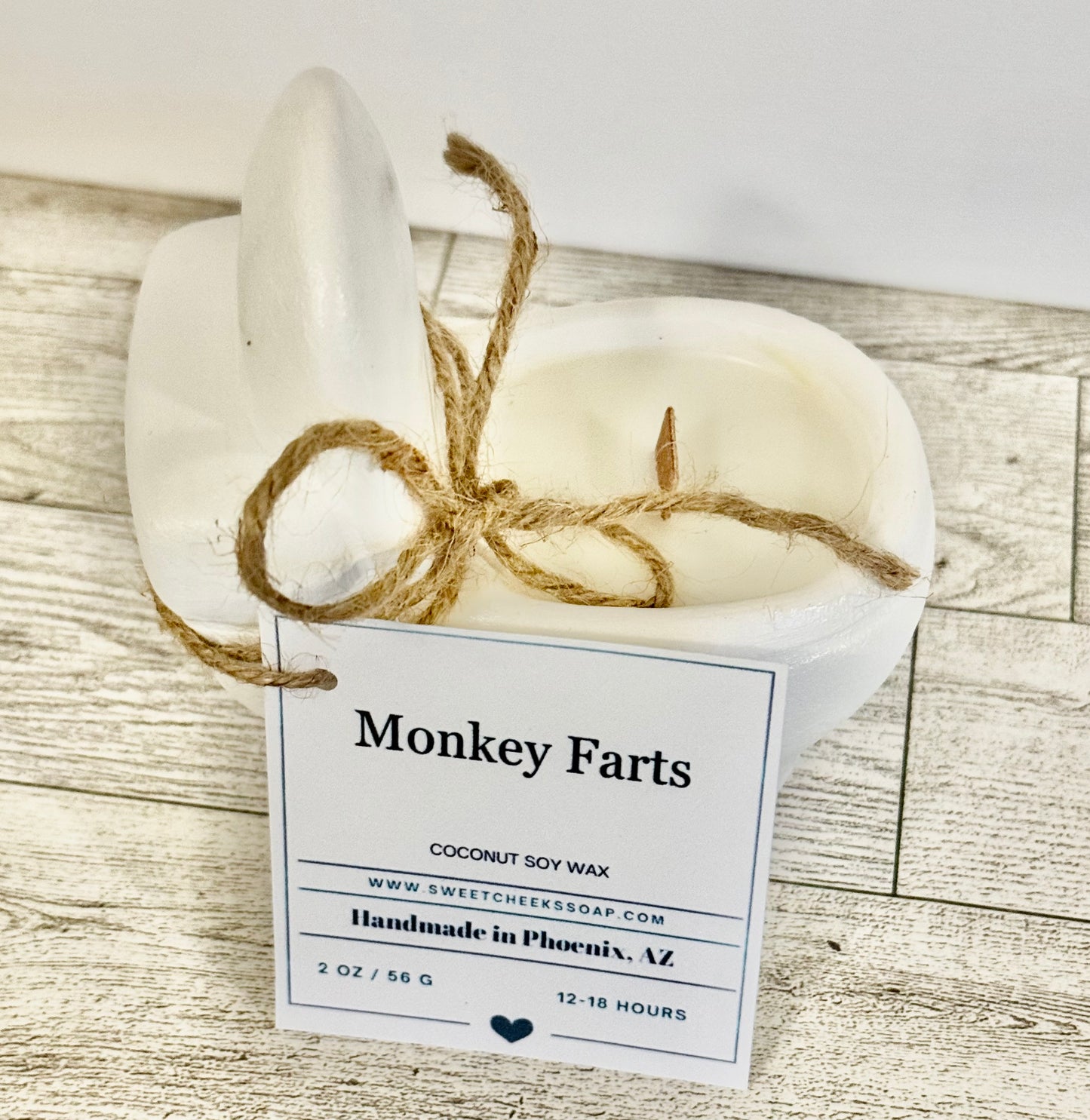 Toilet Humor β Fruity Flush Scent Soy Candle