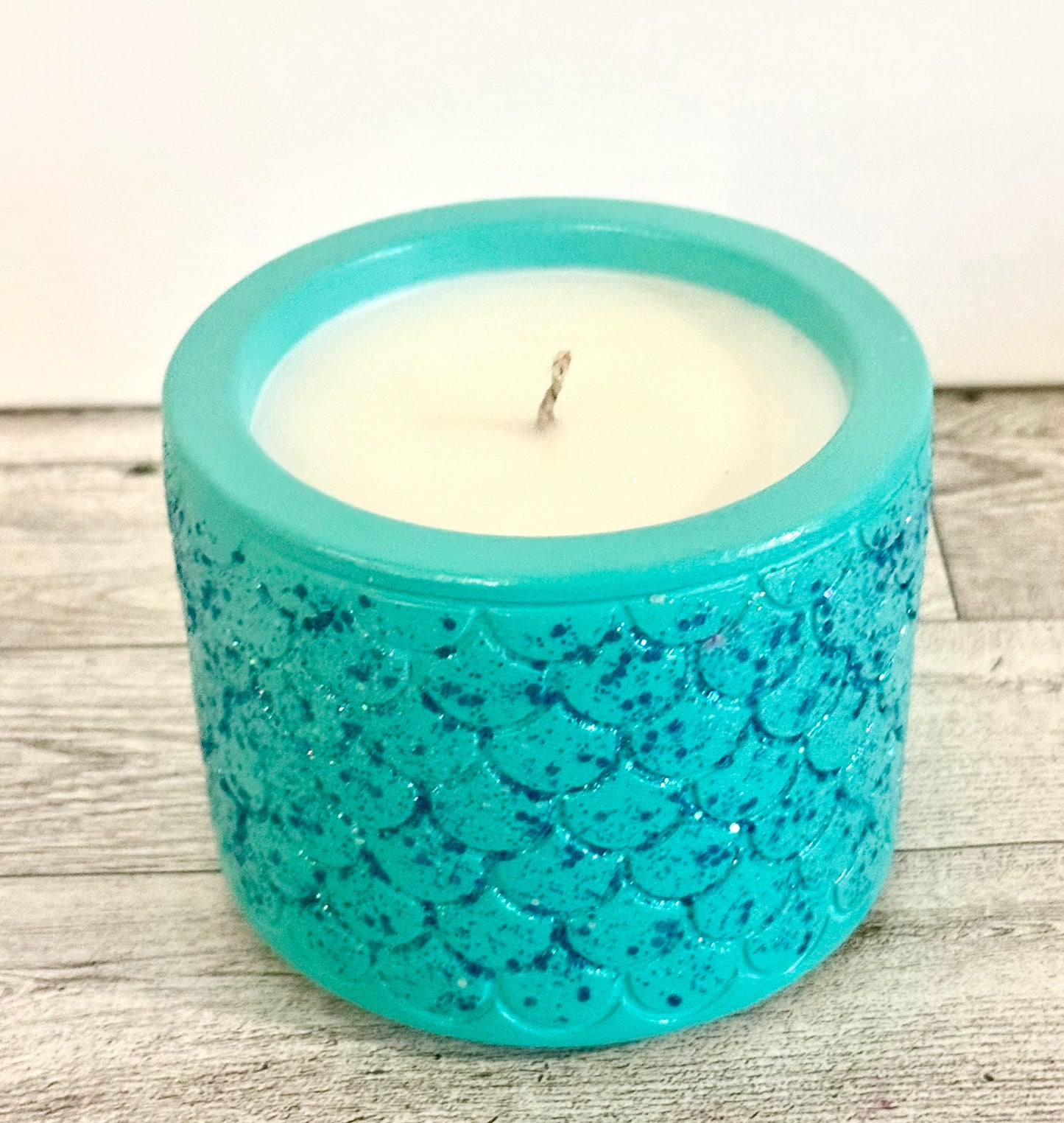 Mermaid Coconut Colada Ceramic Coconut Soy Candle