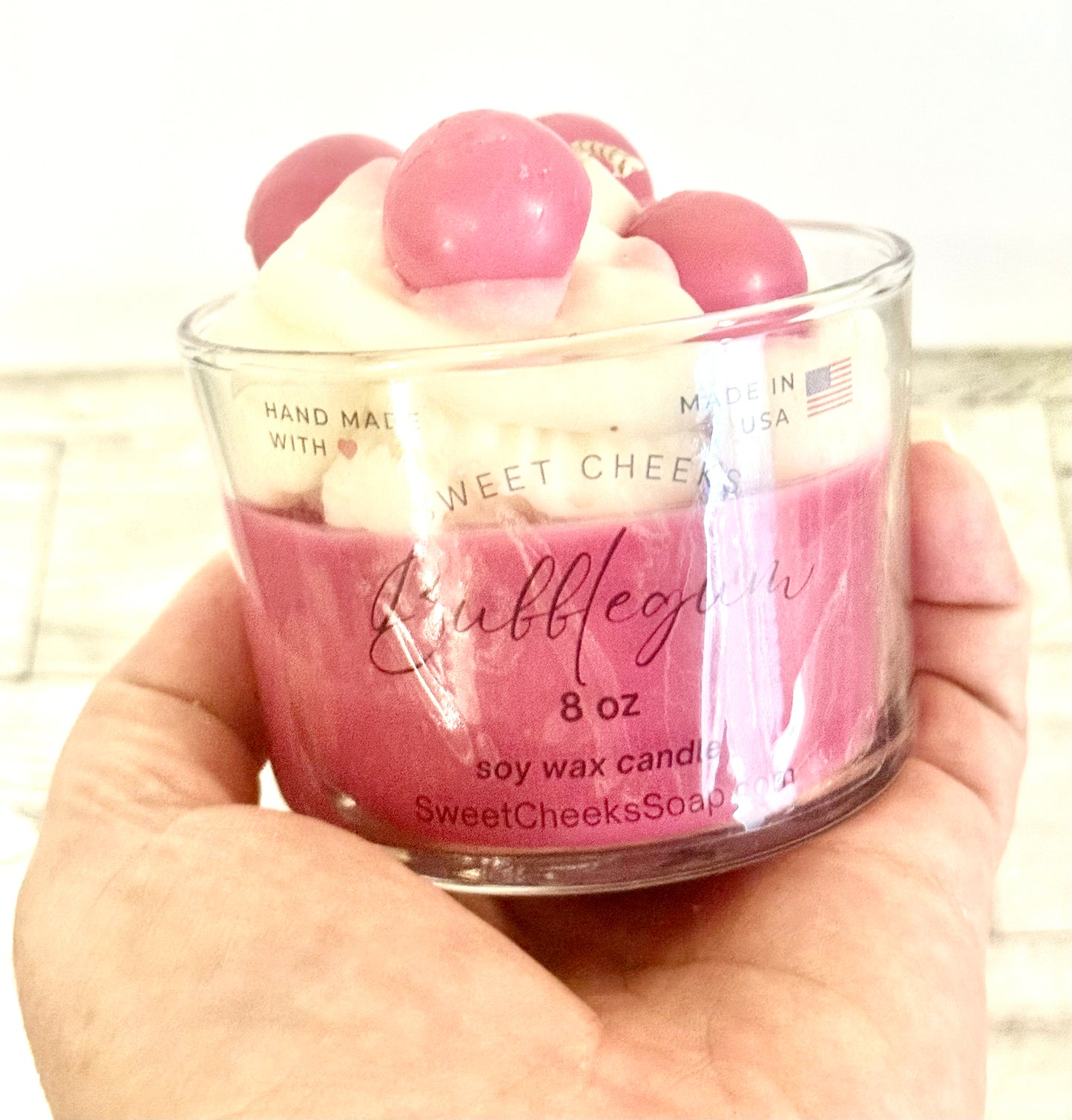 Bubblegum Coconut Soy Candle
