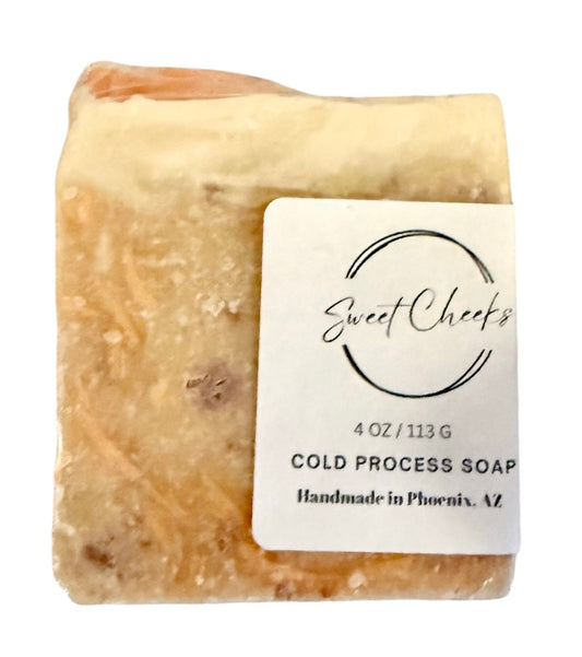 Carrot Cake Vegan Combination Salt Soap Bar