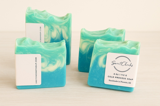 Ocean Waves Cool Water Unisex Vegan Soap Bar