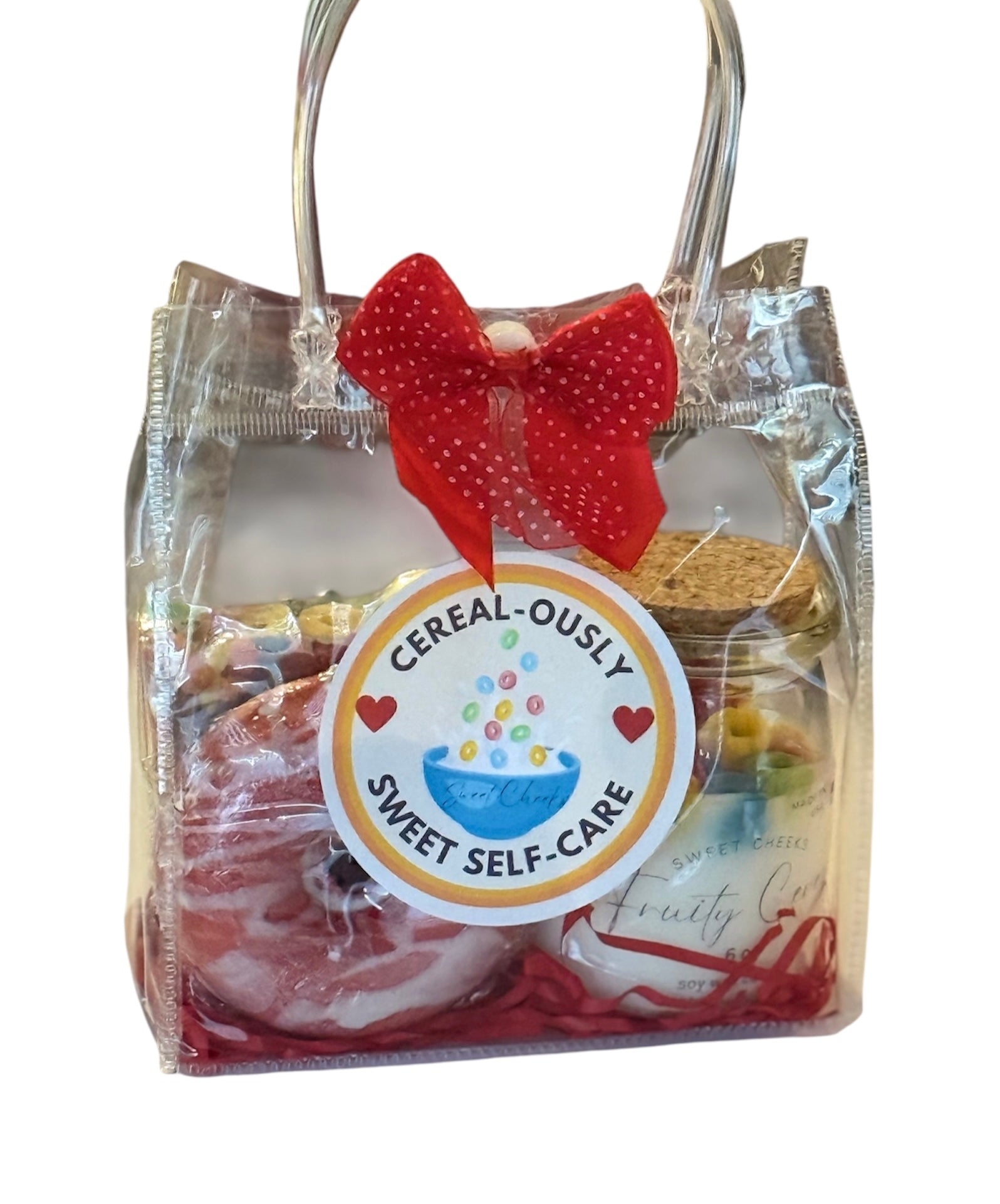 Cereal-ously_Sweet_Self-Care_Bundle bag cold process soap bath bomb soy candle