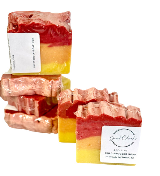 Luxury masculine cold process soap bar
