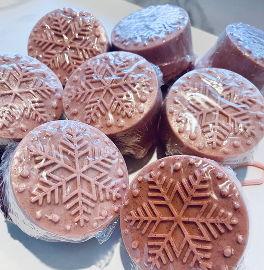 Raspberry + Vanilla Shower Loofah Soap