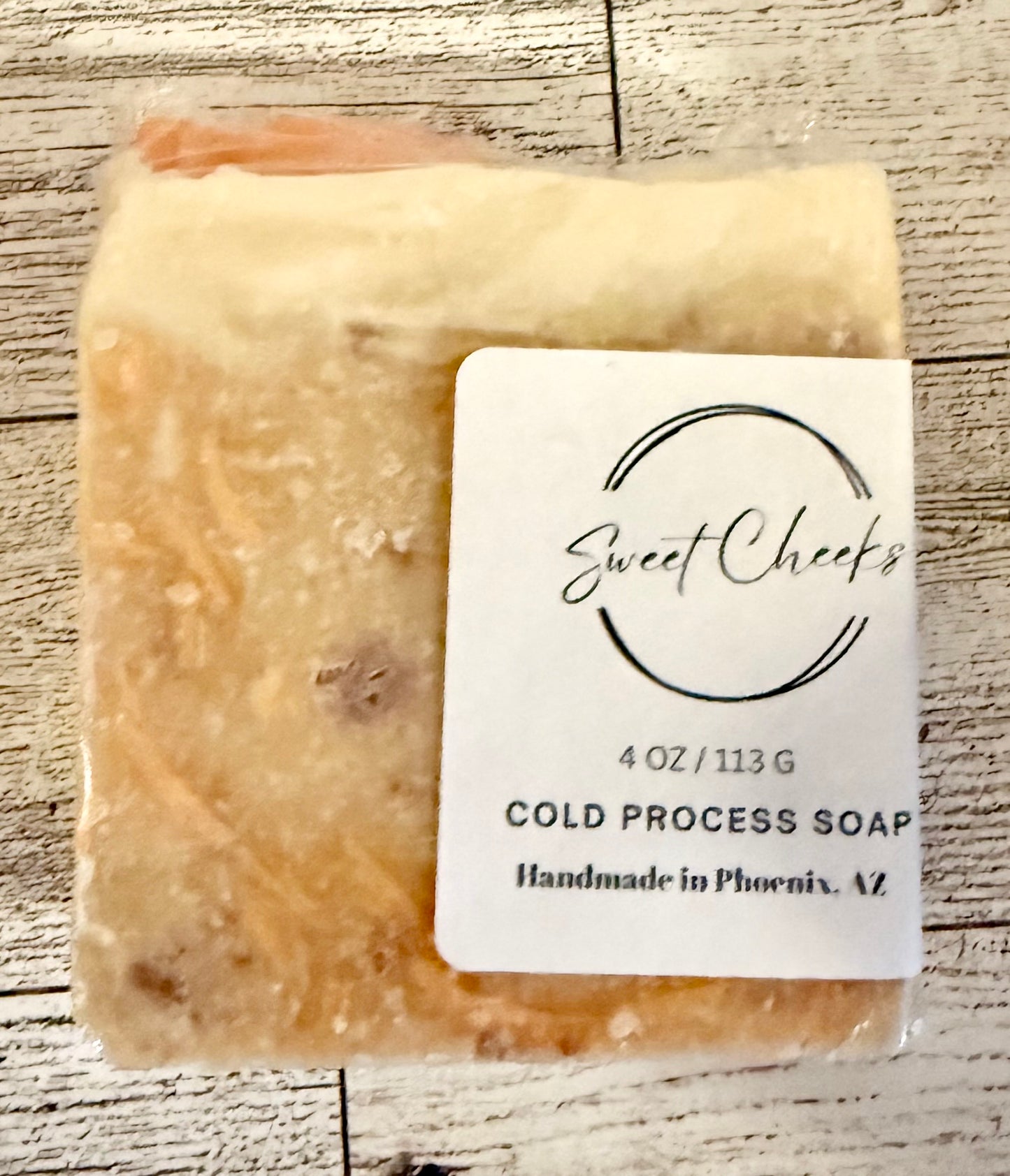 Carrot Cake Vegan Combination Salt Soap Bar