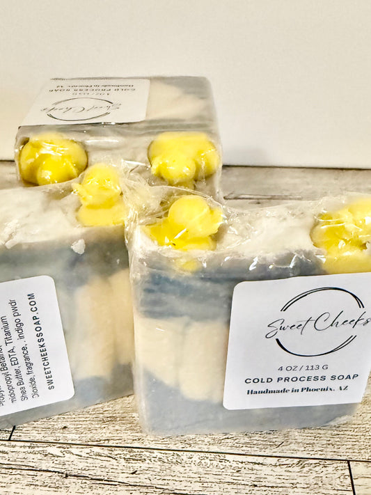 Baby Powder Rubber Ducky Vegan Soap Bar